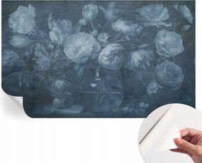 Öntapadós tapéta 3D fali furnér Virágos kompozíció 416x254 cm