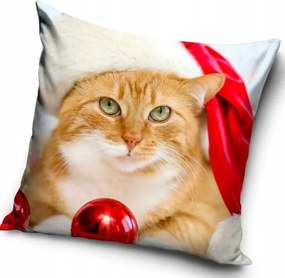 Karácsonyi Párna Karácsonyi Cica Macska Jancsi Utántöltő