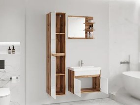 Fürdőszoba bútor Garmana (bodega + fekete grafit) (Economico BYU 020M vízcsappal). 1103939