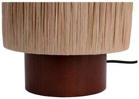 Natúr színű asztali lámpa papír zsinór búrával (magasság 28,5 cm) Sheer – Leitmotiv