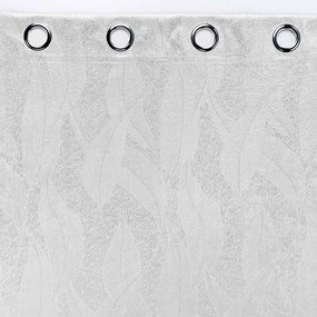 Fehér bársony sötétítő függöny 135x280 cm Melodie – douceur d'intérieur