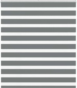 vidaXL zebrafüggönnyel sötét szürke szövetszélesség 120,9cm poliészter