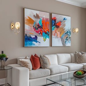 Brilagi - Fali lámpa MEGAPOLIS 1xE14/60W/230V arany