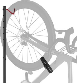 Szabadon álló kerékpártároló 460 x 406 x 1306 mm