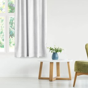 Fehér bársony dimout (részleges sötétítő) függöny 140x270 cm Eyelets – Restilo