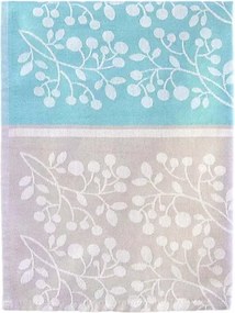 Konyhai törlőkendő pamut gyöngy 50x70 világos türkiz