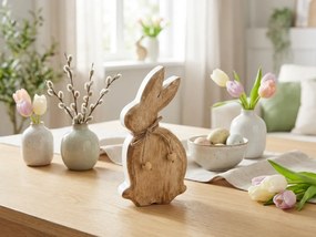 Fa húsvéti nyuszi RABELLO 20 cm, fehér