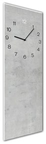 Glassclock Concrete falióra, 20 x 60 cm - Styler