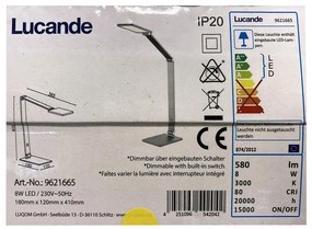 Lucande Lucande - LED Dimmelhető érintős asztali lámpa MION LED/8W/230V LW0390