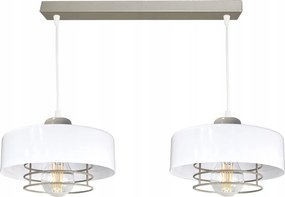 Csillár Mennyezeti Lámpa Loft Fehér Szürke Lógó