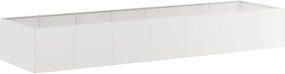 vidaXL rozsdamentes acél növénytartó 280x80x40 cm