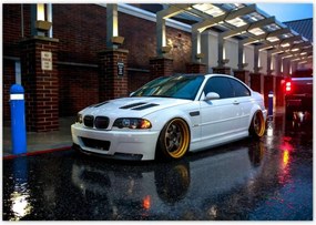Poszterek 100x70 Bmw alacsony profilú gumiabroncsok