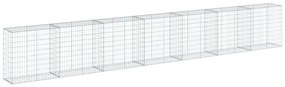 horganyzott vas gabion kosár fedéllel 700 x 50 x 100 cm