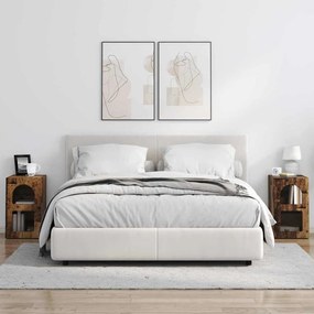 vidaXL Éjjeli asztal 2 pcs Öreg fa 29.5 x 35 x 50 cm Faanyag