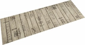 vidaXL mosható kerítésmintás bársony konyhaszőnyeg 45 x 150 cm