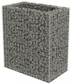 horganyzott acél gabion magaságyás 90 x 50 x 100 cm