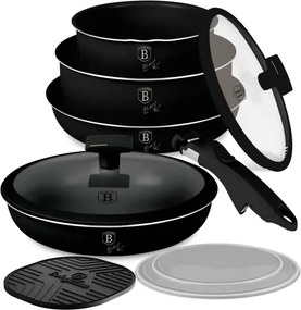 BerlingerHaus 10 részes edénykészlet Black Rose Collection(BH/8258N)