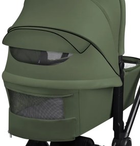Lionelo - 3 az 1-ben kombinált babakocsi MIKA PLUS Olíva zöld