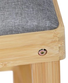 Natúr Bambusz Cipős, Szürke Színben DR-N1010 GREY2