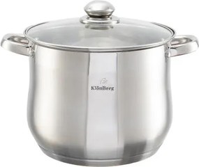 Magas Acél Bogrács 17L 30cm Klonberg Premium