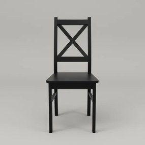 NATE fekete étkezőszék