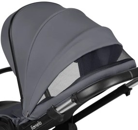 Lionelo - 3 az 1-ben kombinált babakocsi LAYLA Grey Stone