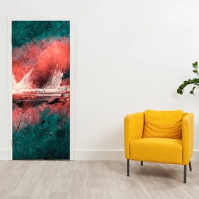 Fotótapéta ajtóra - Robbanás kerozinban (95x205cm)
