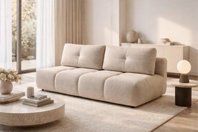 Lerio kanapé ágyfunkcióval - világos bézs vízlepergető szövet Blur 02