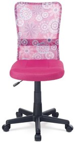 Gyerek Forgószék, Magasságállítás, Rózsaszín Hálós. KA-2325 PINK