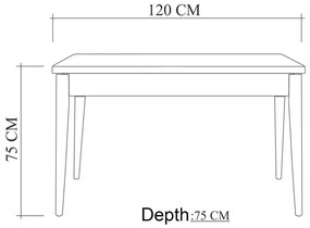 Étkezőgarnitúra (6 db) Costa 1053 - 2 AB
