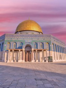 Poszter 60x80cm Al-Aksza mecset 3, Assaf Frank