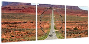 Kép - U.S. 163-as út (órával) (90x30 cm)