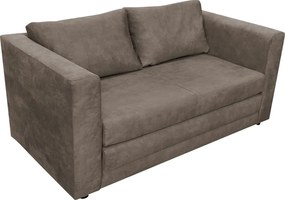 Kihúzható kanapé, szürkésbarna Taupe, BEJA