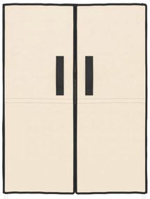 krémszínű szövet cipősszekrény 60 x 28 x 90 cm