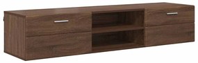 TV szekrény fiókkal barna tölgy 150 x 39 x 30 cm Faanyag