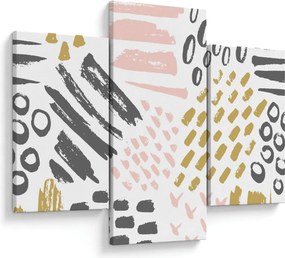 Kép - Absztrakt stroke-ok (90x60 cm)
