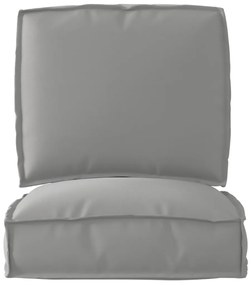 Raklap párna készlet 2 pcs Szürke 50 x 50 x 12 cm Oxford szövet