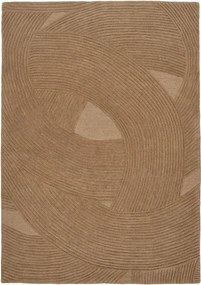 Sötét natúr színű kézi szövésű gyapjú szőnyeg 200x300 cm Pune – House Nordic