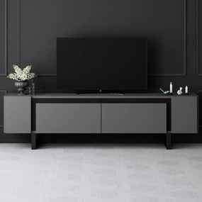 TV szekrény Yildiz - Anthracite, Black
