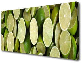 Vászonkép nyomtatás Lime Food Kitchen 100x50 cm