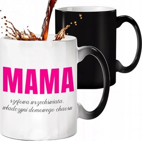 Mágikus Bögre Fekete Matt Anya Az Univerzum Főnöke Ajándék Anyának