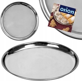 Tálca Acél konyhai tálca tálaló tányér kerek 21 cm