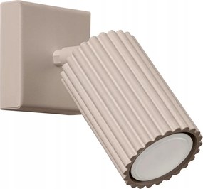 Fali lámpa taupe mozgatható bordázott reflektor 1xGU10 10W Karbon Sollux