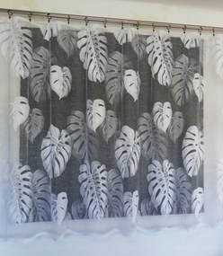 Mg Függöny 629/43 Fehér 200X160cm Kész M Szalaggal