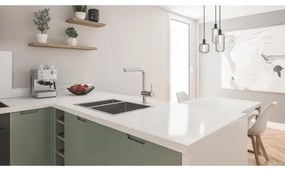 GROHE 31576SD1 - Konyhai mosogató K700U 595 × 450 mm rozsdamentes acél