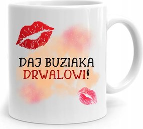 Favágónak Ajándék Bögre Adj Egy Puszit A Favágónak fényképes nyomtatással