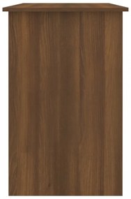 barna tölgy színű szerelt fa íróasztal 100 x 50 x 76 cm