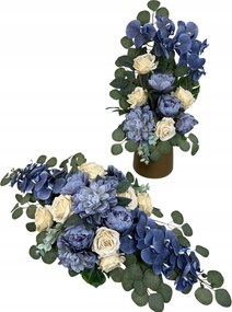 Csokor Nád Kompozíció Sír Temető Művirágok