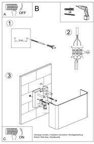 Fali lámpa COPERTURA 2xG9/40W/230V fehér