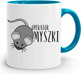 Kék Bögre Informatika Egérkezelő Ajándék fényképes nyomtatással